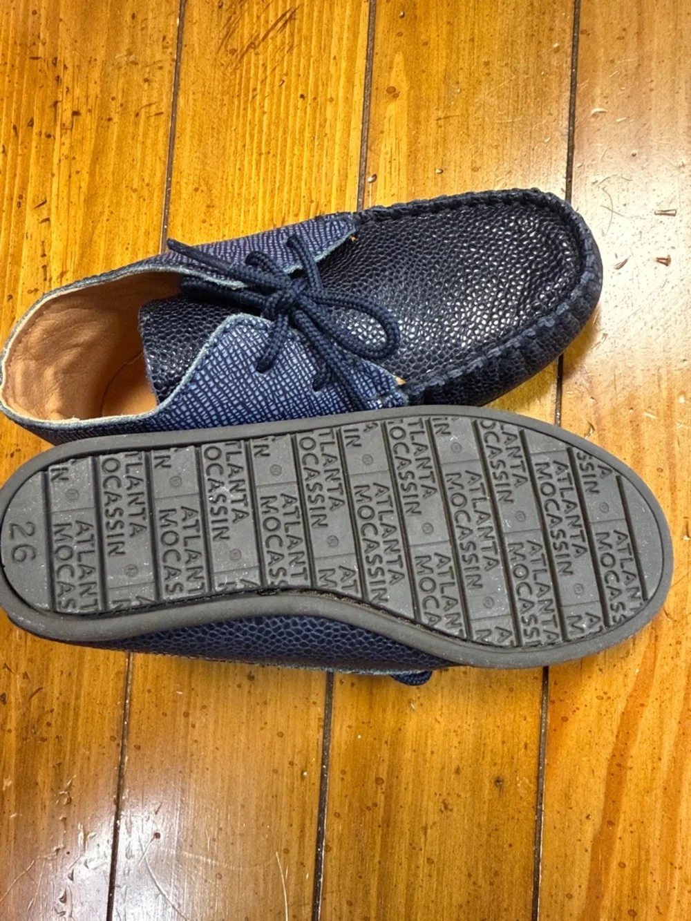 Men's Navy Chukka Moc Toe Boots